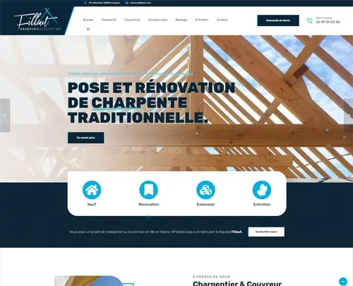 Création de sites internet sur Rennes et référencement naturel et seo réalisés par pensons digital