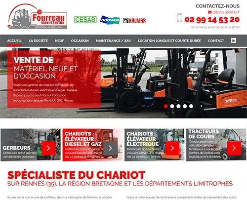 Création de sites internet sur Rennes et référencement naturel et seo réalisés par pensons digital